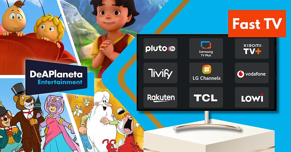 DeAPlaneta Entertainment refuerza su presencia en FAST