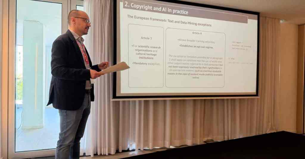 Diego de la Vega del European Audiovisual Observatory: La compleja intersección entre la IA y los derechos de autor