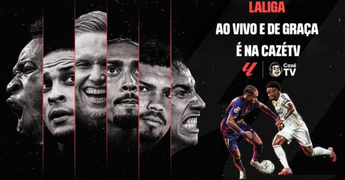 CazéTV transmitirá LaLiga en Brasil durante las próximas seis temporadas